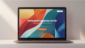 Credibilidade e se destaque com um endereço exclusivo, como www.suaempresa.com.br, fortalecendo a identidade da sua empresa.